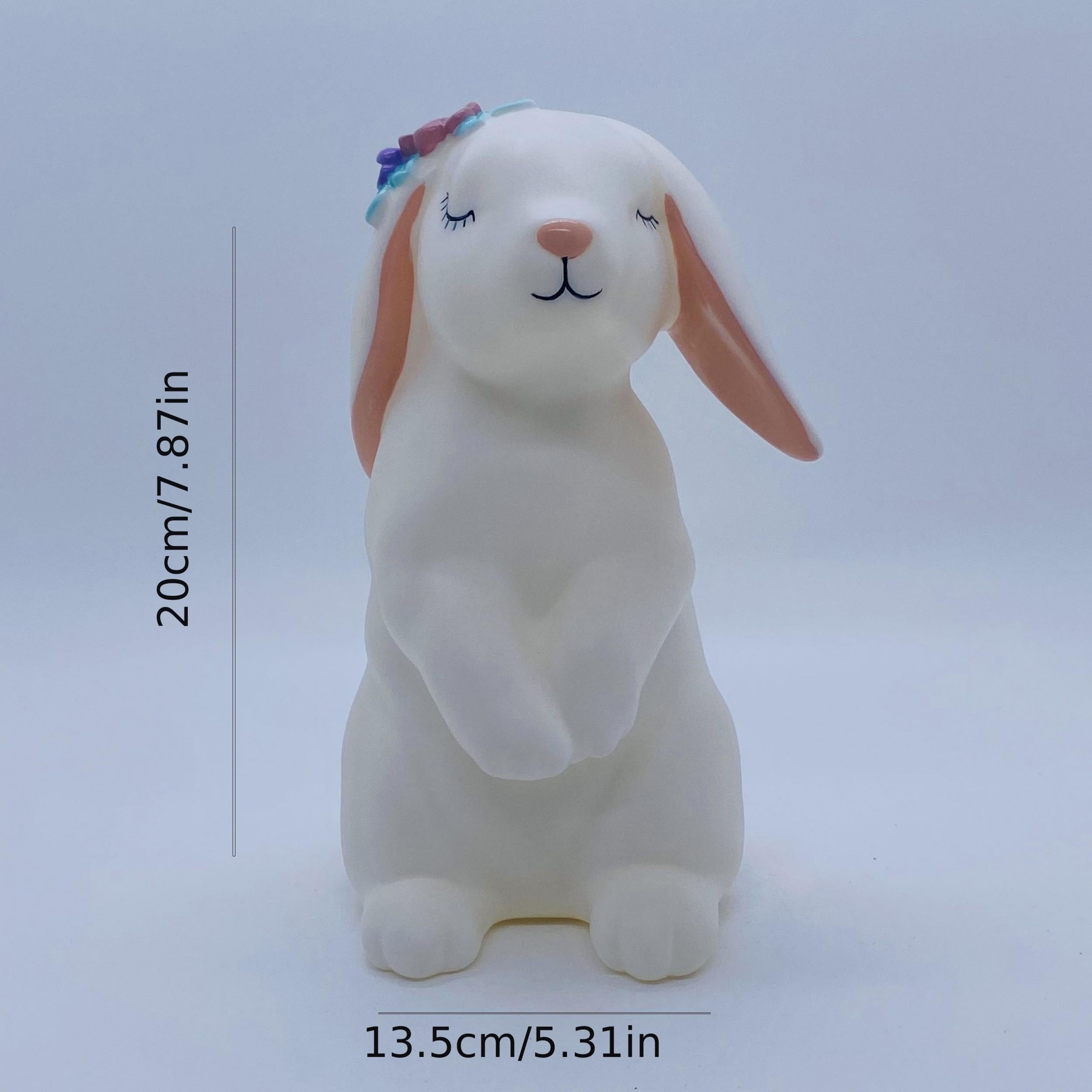Kids LED Night Light Rabbit Bedroom Lamp Baby Bedside Feeding Eye Protection