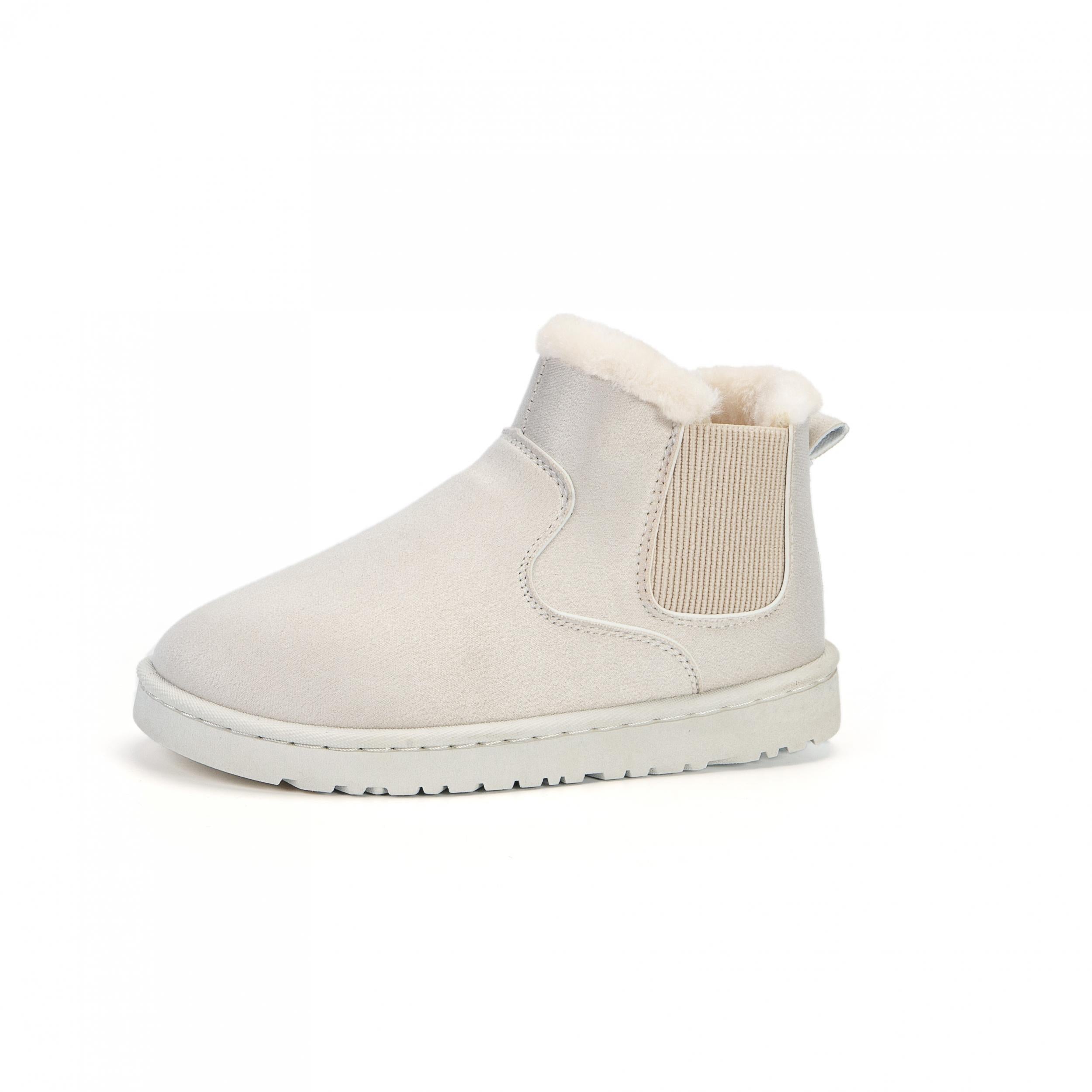Women's Plush Slip On Snow Boots