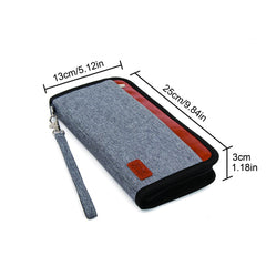 Anti Theft Brush Storage Bag RFID Coin Purse
