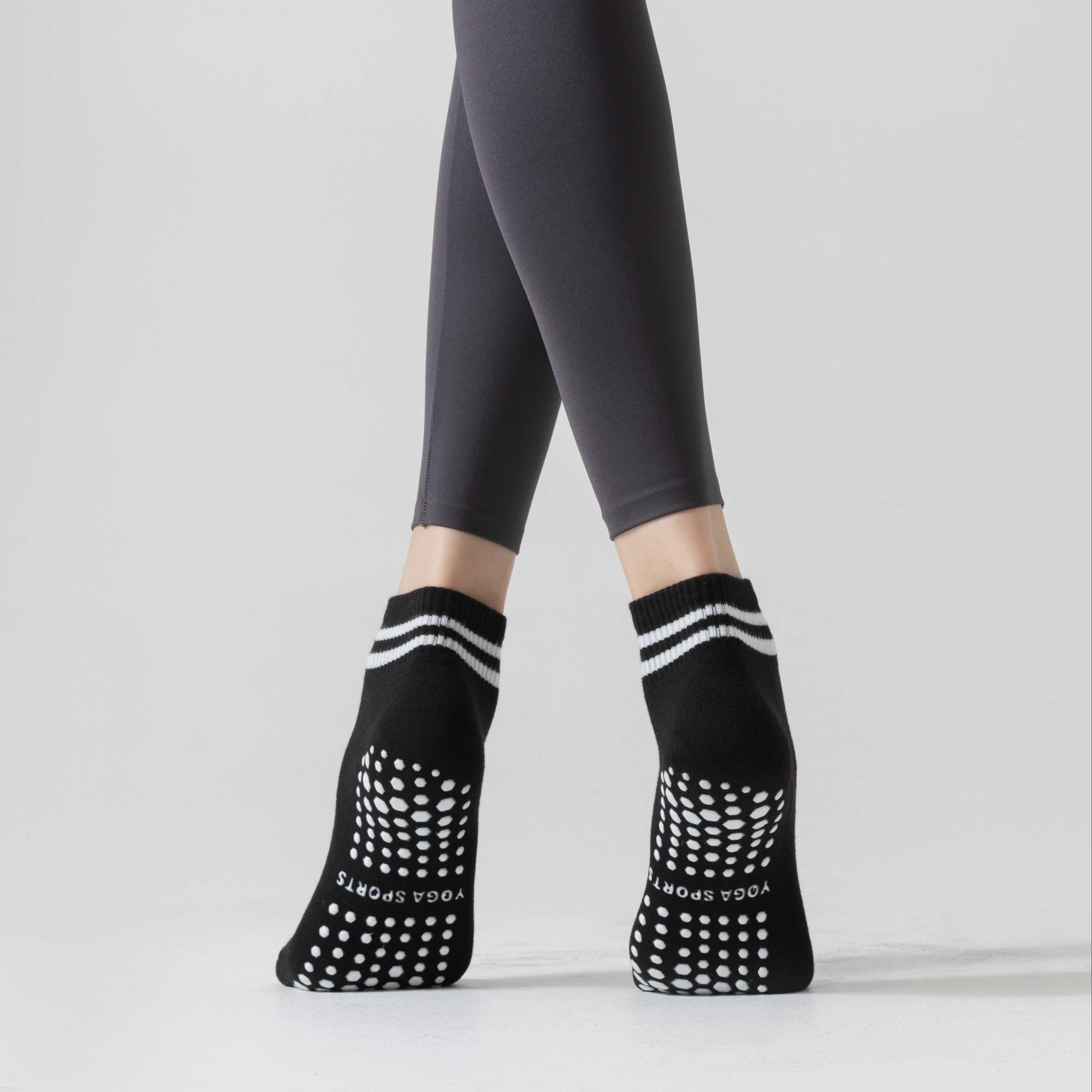 Yoga Socks, Anti-slip, Sweat-absorbing, Striped Floor Dance Training