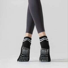 Yoga Socks, Anti-slip, Sweat-absorbing, Striped Floor Dance Training