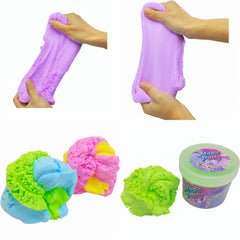1pc Silicone Cloud Putty Assorted Colors Non Toxic Reusable Mud Clay