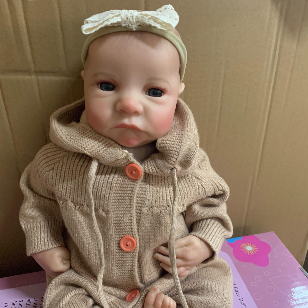 18in Reborn Dolls Realistic Newborn Silicone Baby Doll