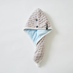 Soft Hair Drying Cap Double Layer Coral Velvet Thickened Hair Towel
