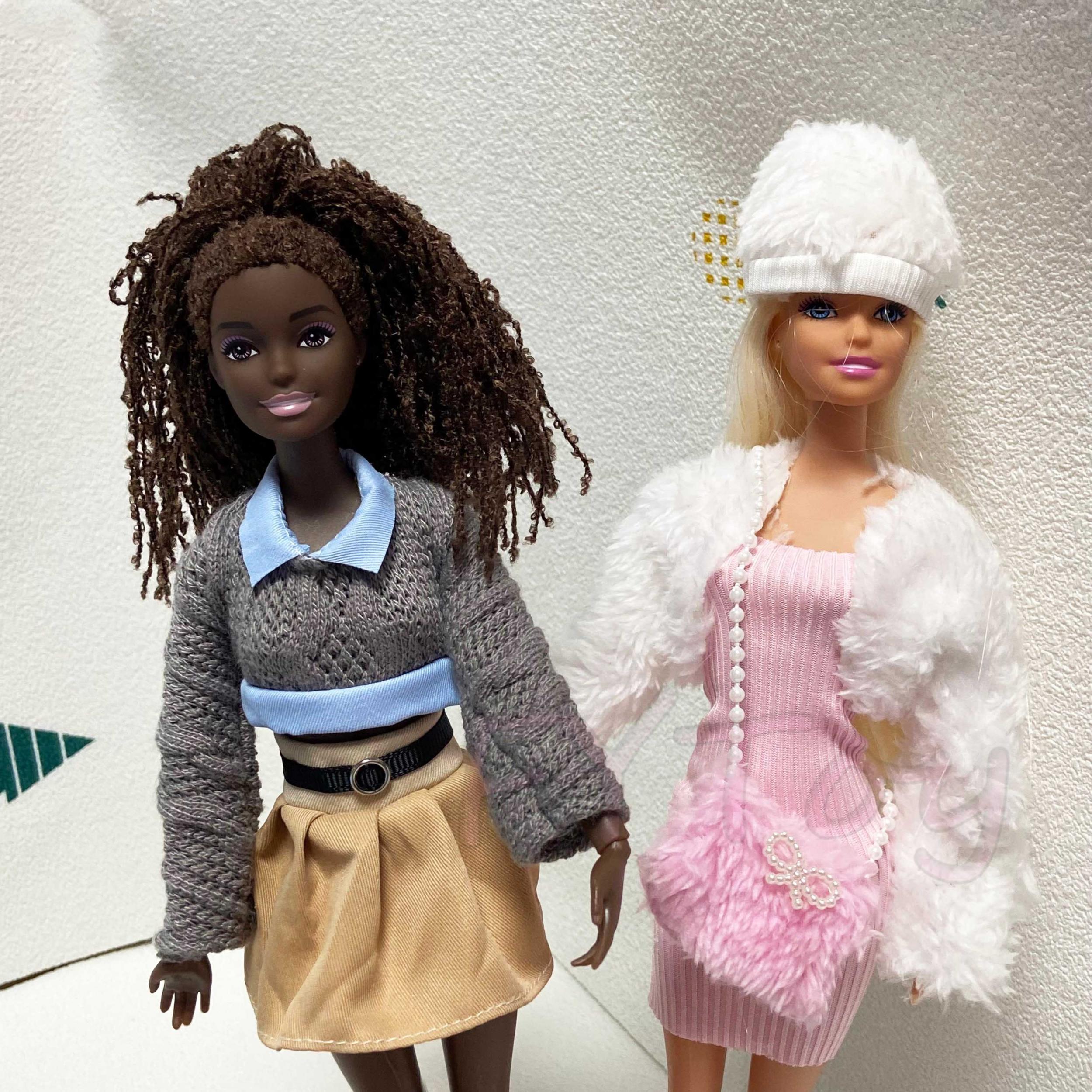 Doll Clothes Set with Party Skirt and Accessories