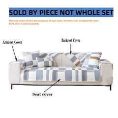 Cooling Ice Silk Sofa Cover Non Slip Latex Mat for Home Decor