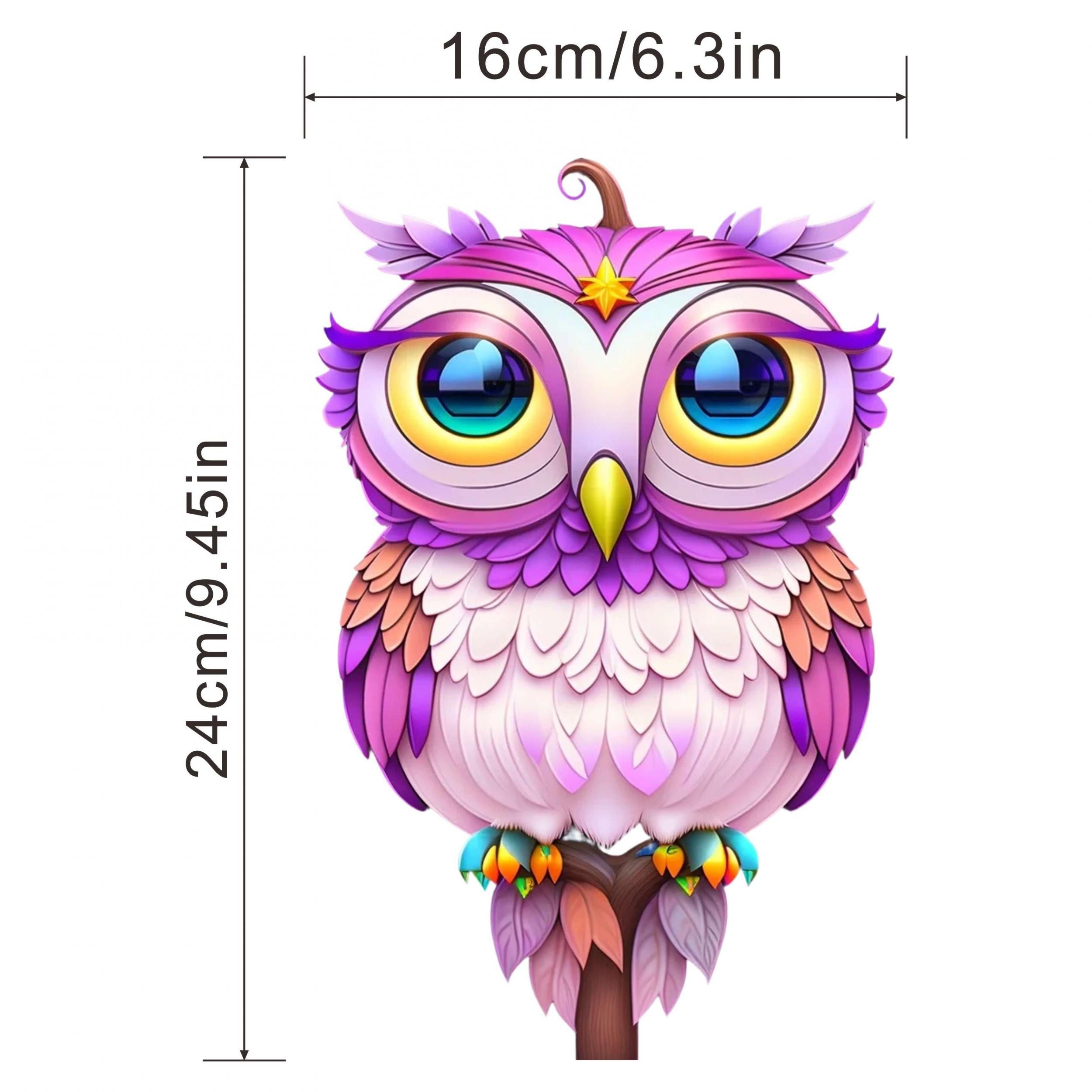 Owl Heat Transfer Stickers Iron On Patches For Men DIY Clothes T Shirt Decoratio