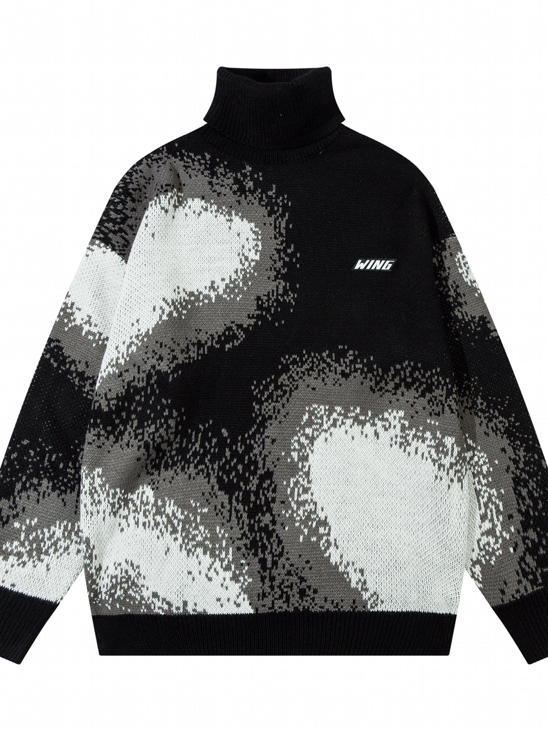 Men's Turtleneck Pullover Sweater Warm & Cozy for Fall Winter