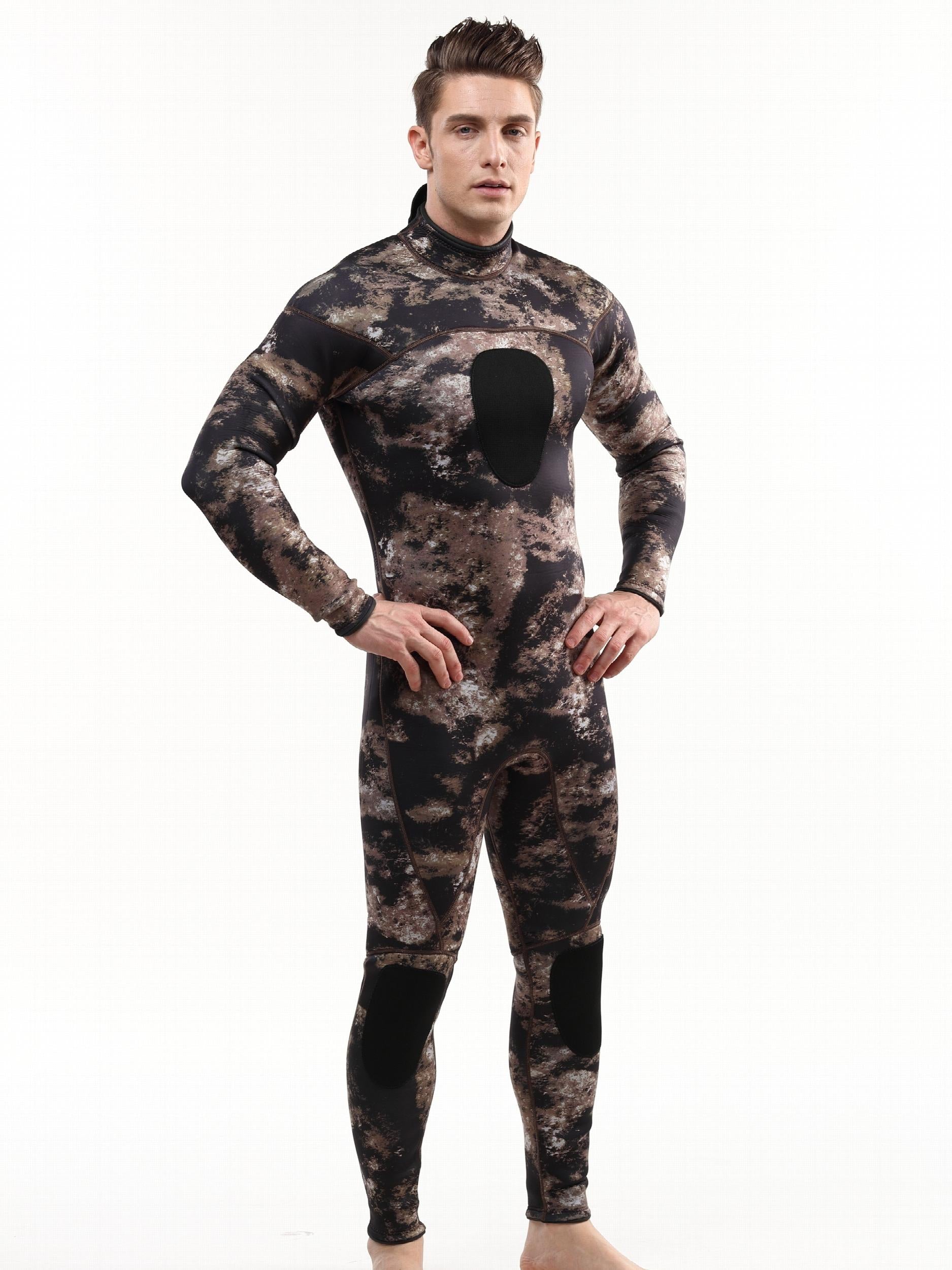 3mm Men's Skinny Fit Tie Dye Long Sleeve Diving Suit