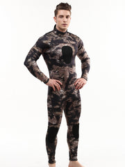 3mm Men's Skinny Fit Tie Dye Long Sleeve Diving Suit