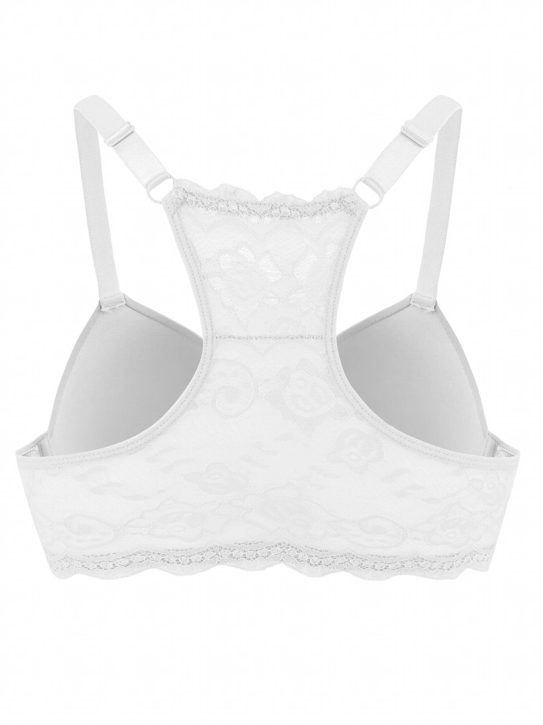  Bra Women's Racer Back Full Cover T shirt Bra