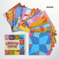 54pcs Animal Origami Paper Cutting Book Puzzle Learning Toy Gift