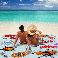 Funny Bomb Print Picnic Mat Waterproof Sandproof Outdoor Adventures
