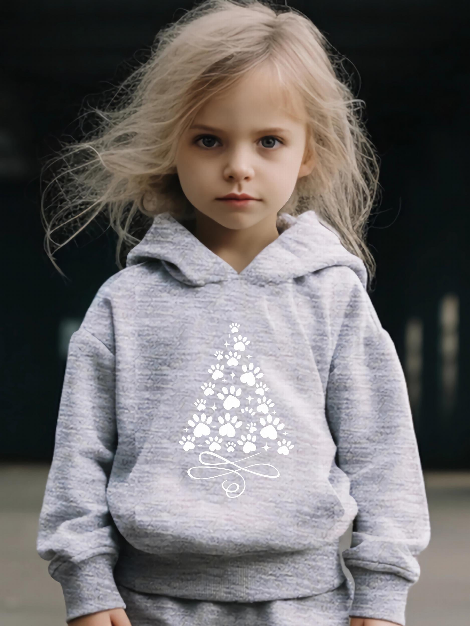 Christmas Tree 2pc Set Girls Casual Comfy Activewear Set