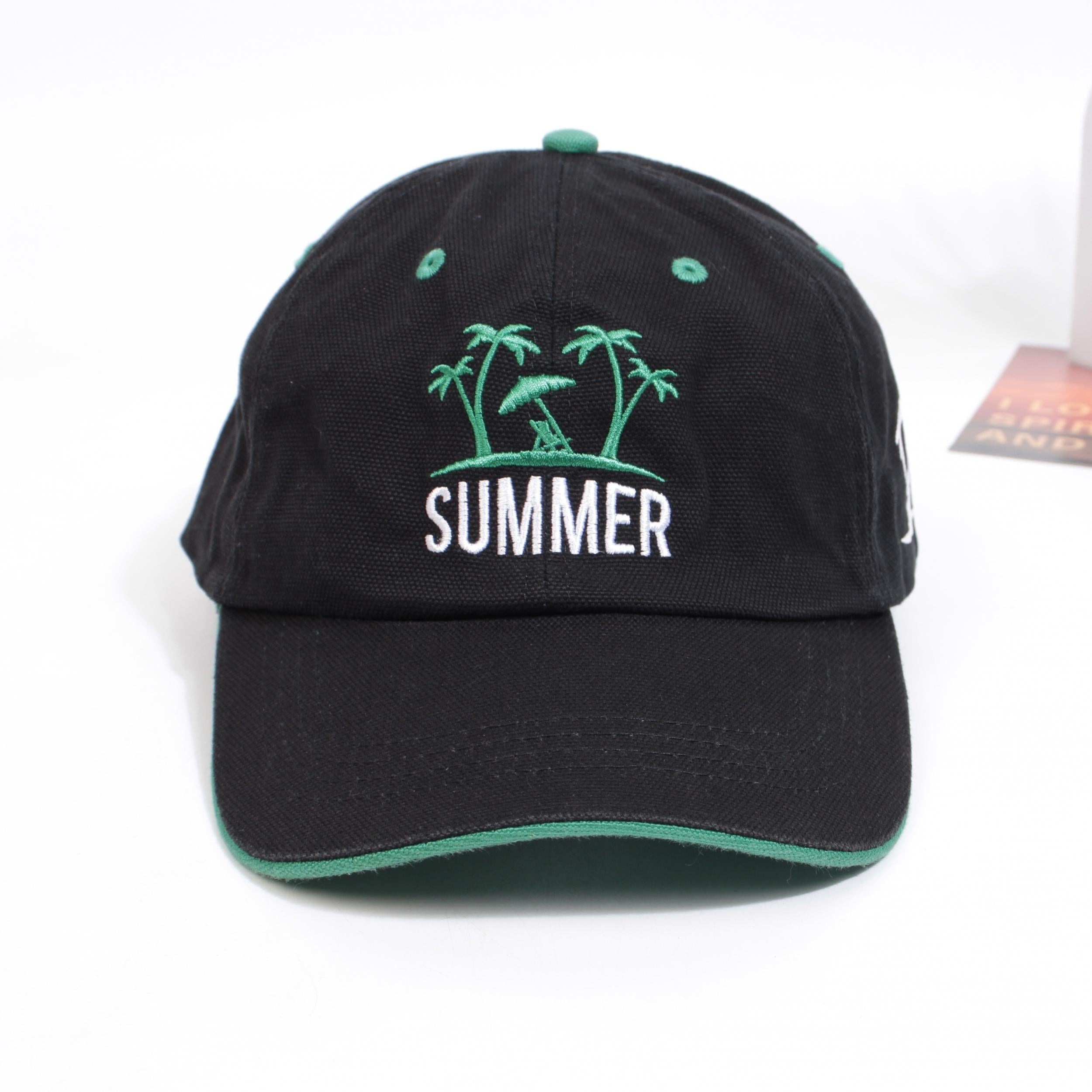 Unisex Palm Tree Embroidered Baseball Cap Summer Sun Hat