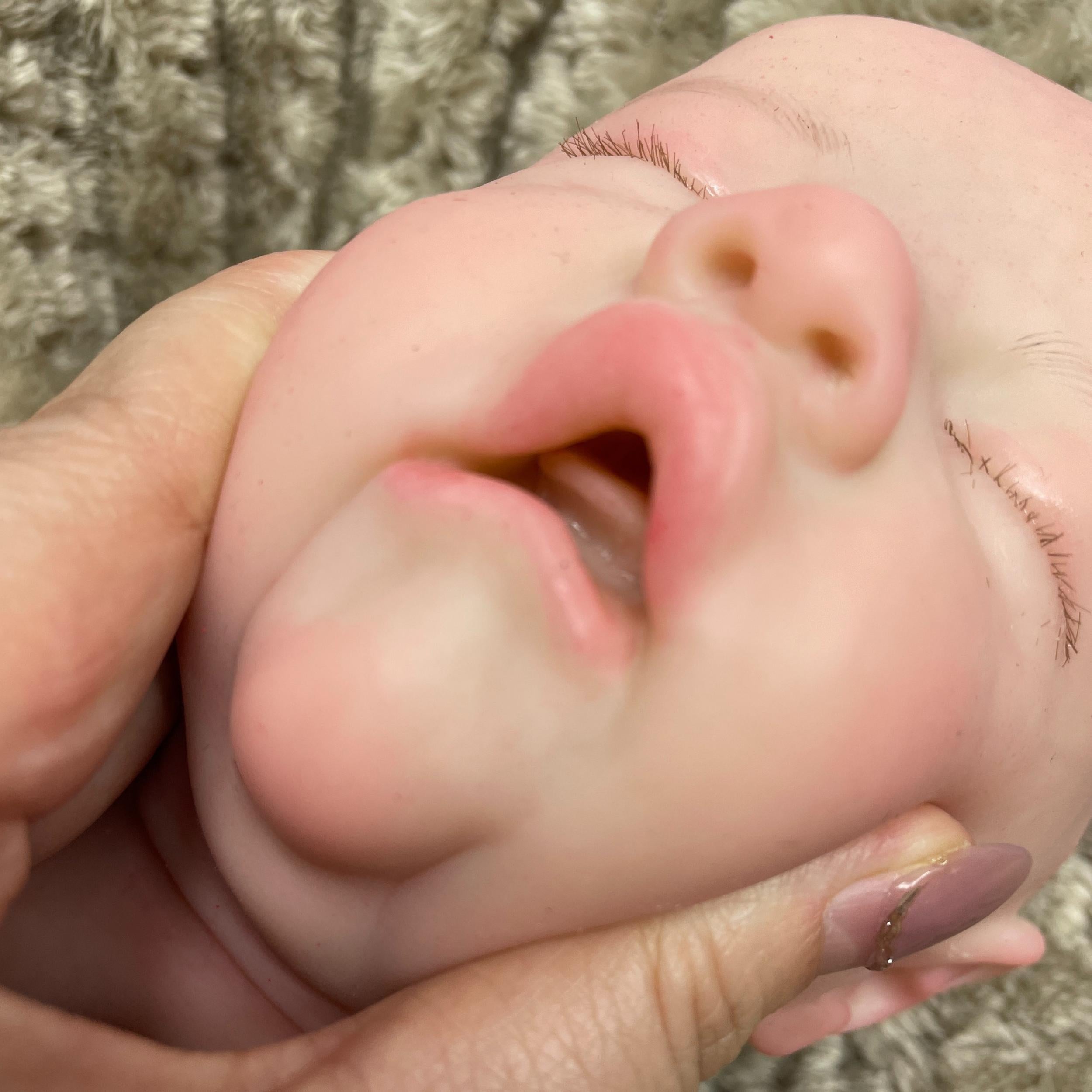 16Inch Open Mouth Levi Boy Reborn Silicone Dolls Soft Full Body