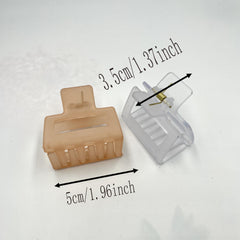 Square Hair Clips Claw Clips Decorative Hair Accessories For Girls