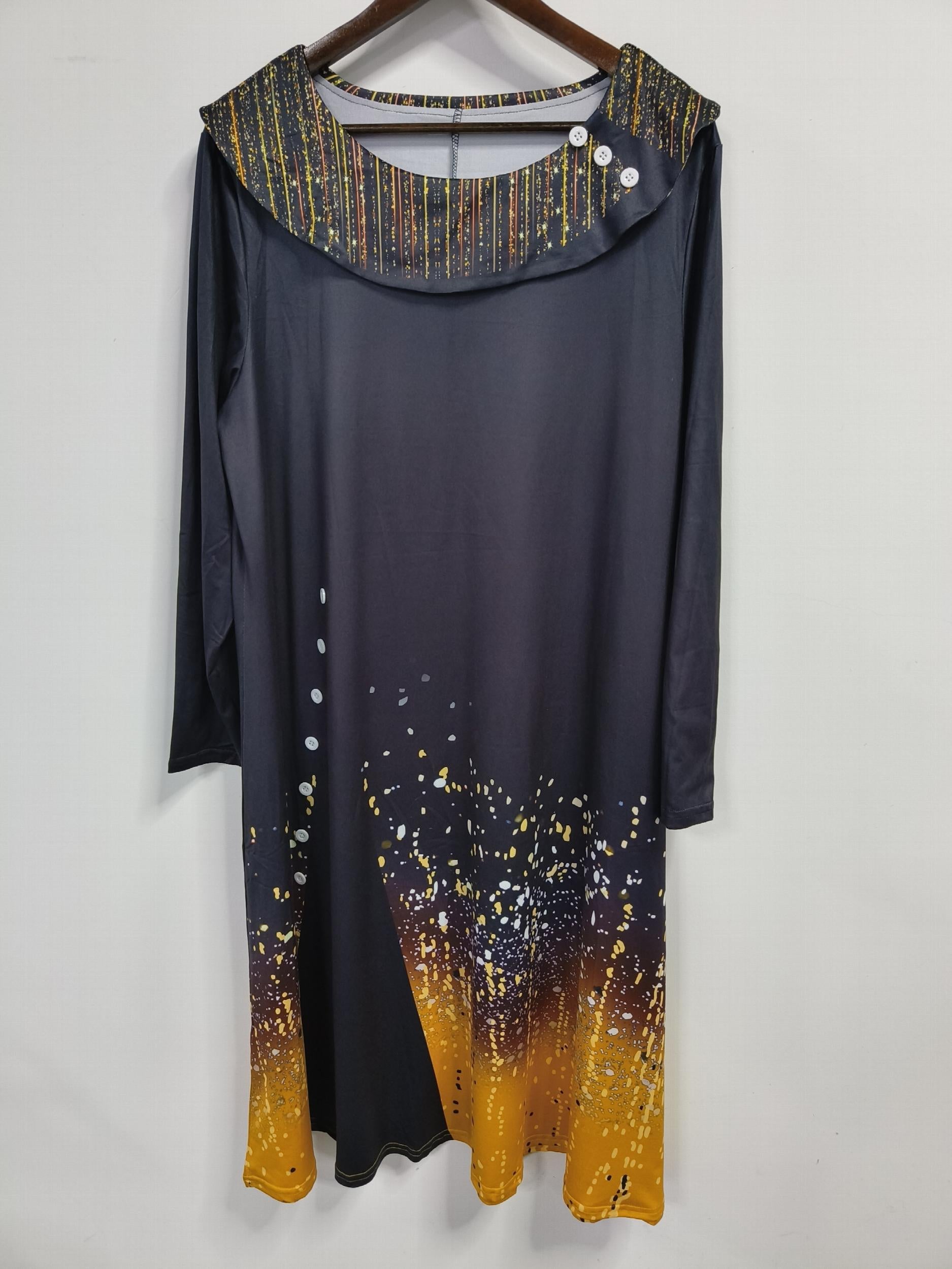  Colorblock Sequin Maxi Dress