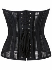 26 Steel Boned Plus Size Lace Up Corset Waist Training Shapewear