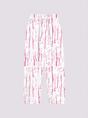 Graphic Print Dual Pockets Loose Pants Casual Comfy Pants Women