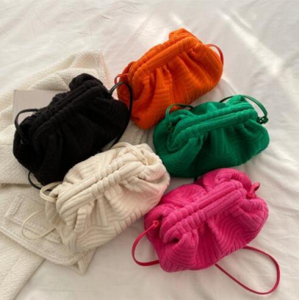 Portable Towel Bag Women Handbag Bucket Bag Shoulder CrossBody Bolsos