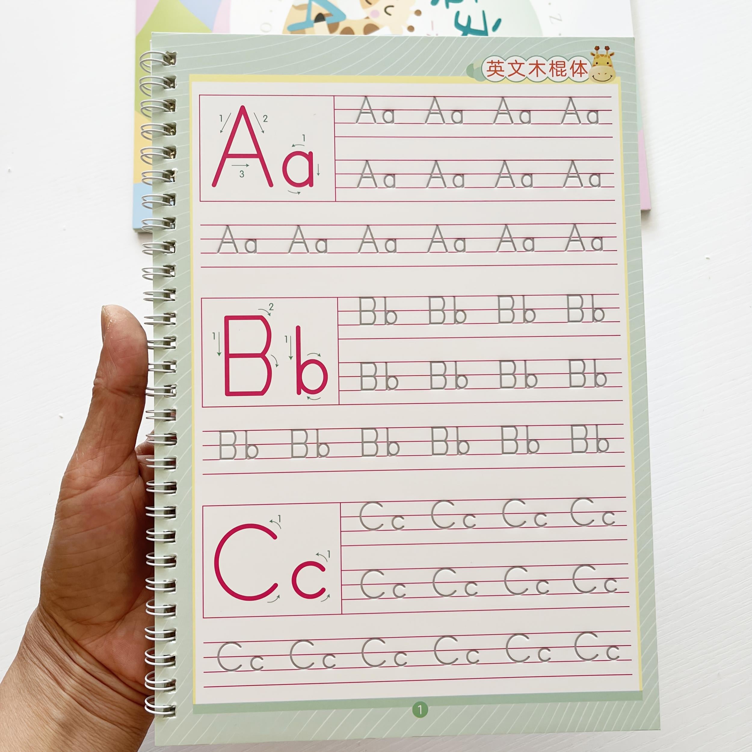 Adult Handwriting Practice Workbook Cursive & Print Tracing with Pen