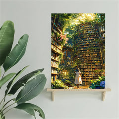 1000pcs DIY Puzzle Magic Library Garden Vibrant Colors