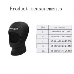 3MM Anti Cold Sunscreen Warm Diving Hat Winter Swimming Hat