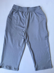 Grey Sports Cropped Pants Boys Size Kids Thin Summer