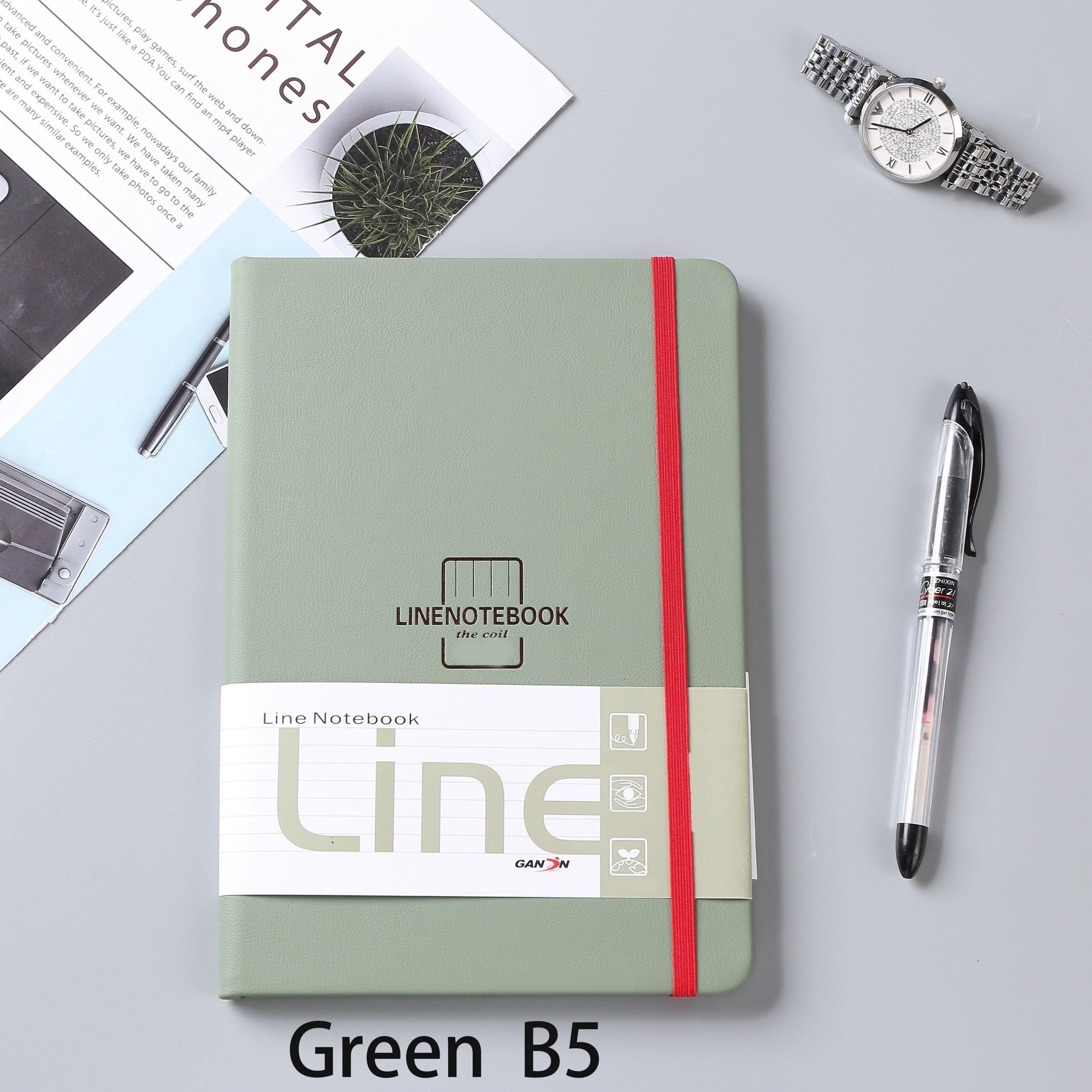 Stylish Strapped Notebook for Class Notes Journaling Business Meetings