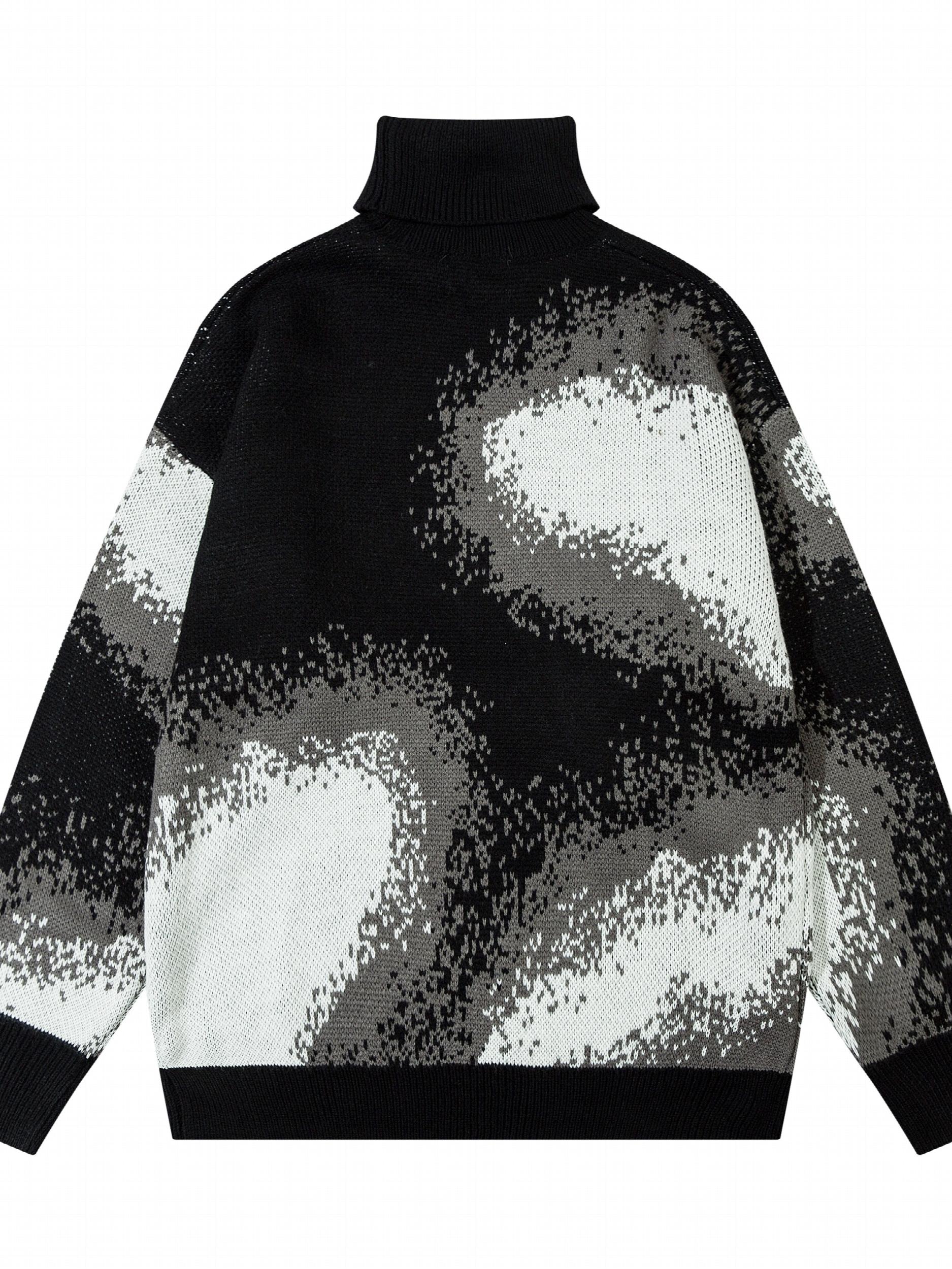 Men's Turtleneck Pullover Sweater Warm & Cozy for Fall Winter