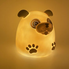 Children's Dog LED Night Light for Bedside, Bedroom Sleep Light