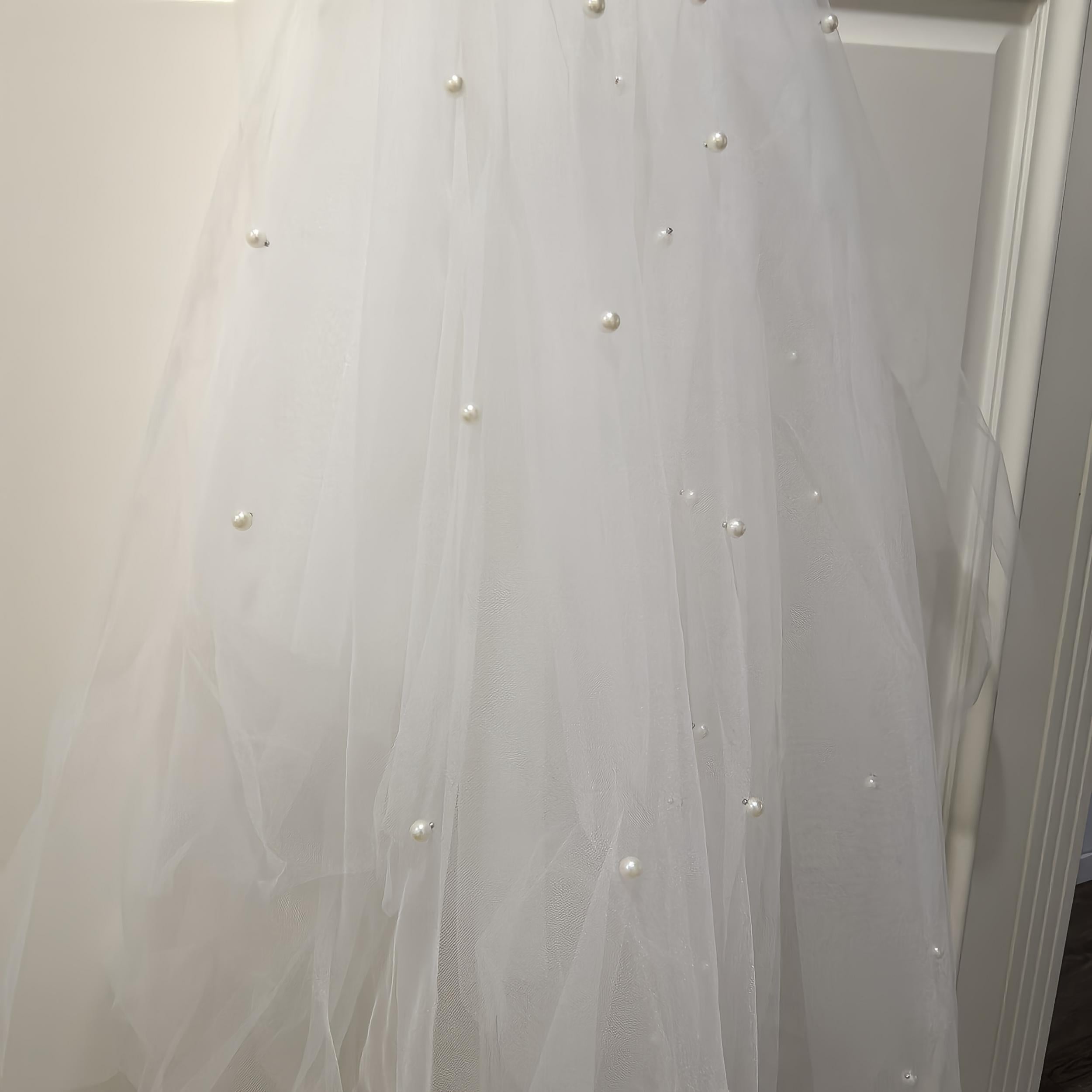 Double Layer Puffy Tulle Bridal Wedding Veil