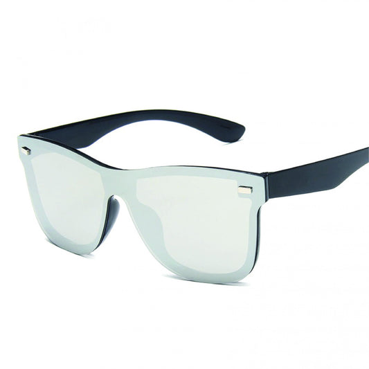 Photochromic Square Sunglasses Men Women Rivet Decor UV400