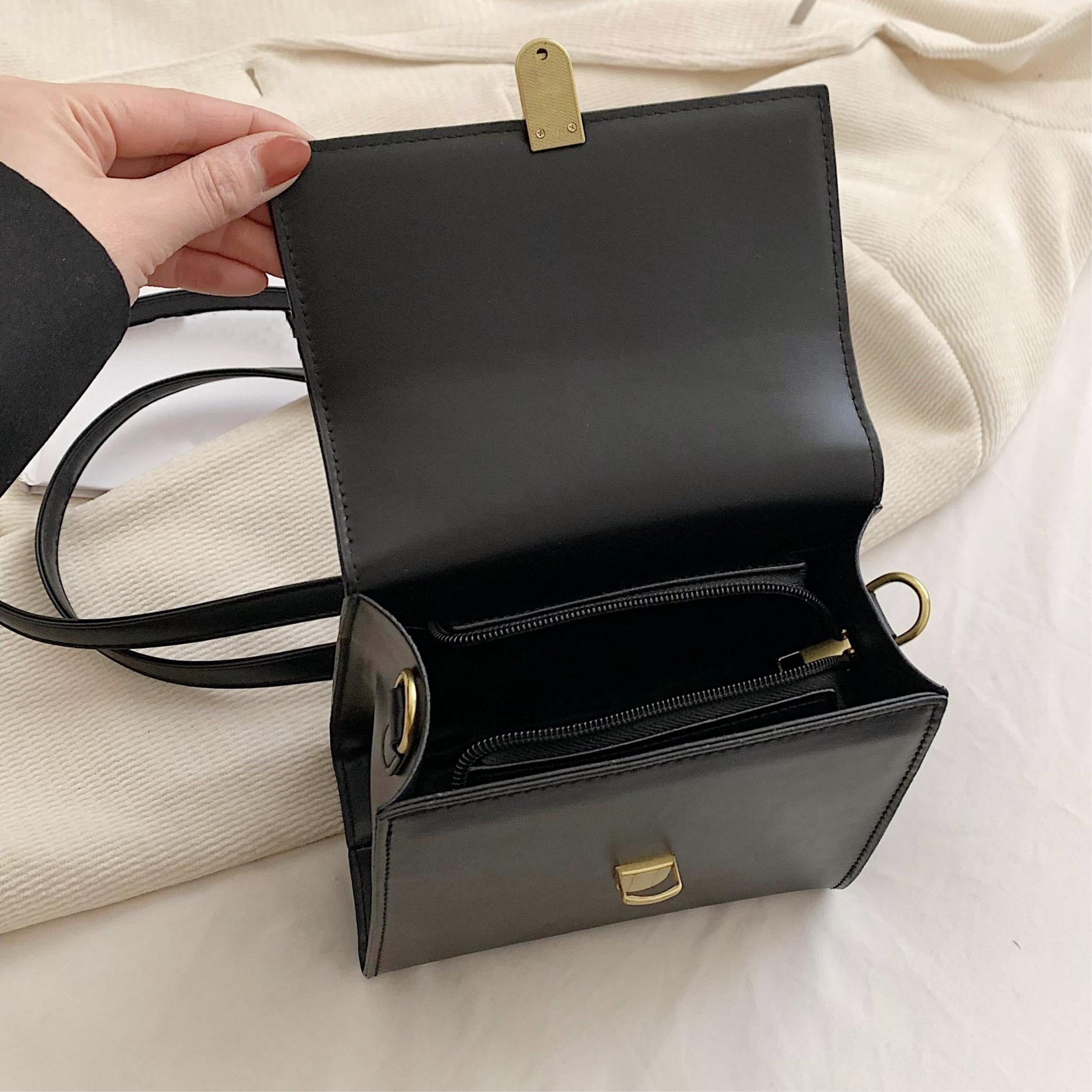 Mini Textured Handheld Backpack PU Leather Waterproof College Bag