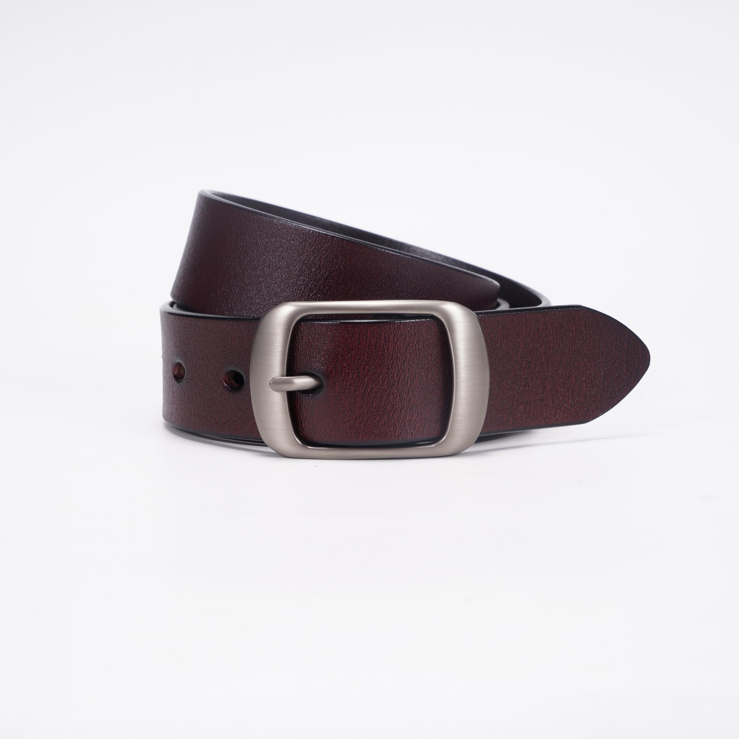 Women Leather Belts For Jeans Pants Dress Belt With Metal Pin Buckle