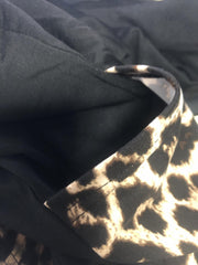 Colorblock Leopard High Rise Leggings with Pockets
