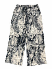  Tie Dye Wide Leg Trousers