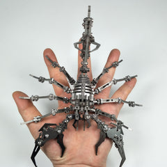MOKR Scorpion King 3D Metal Jigsaw Puzzle DIY Educational Toy Animal Silver
