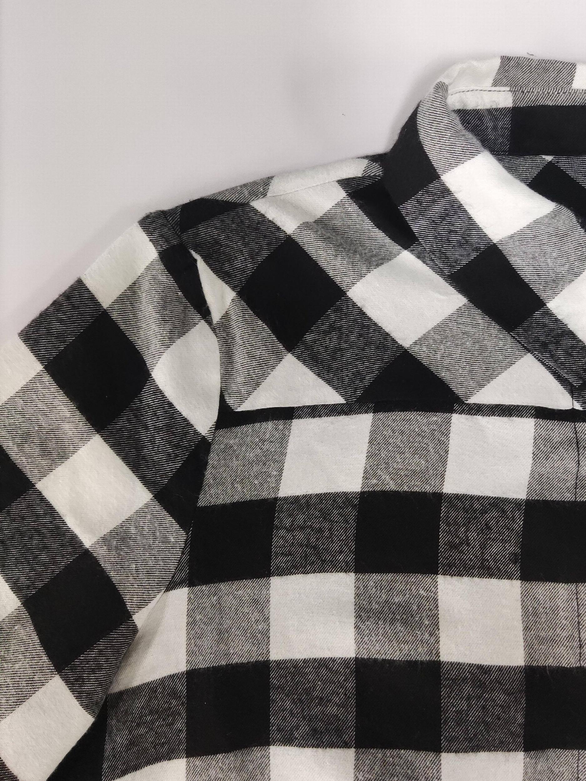 Plus Gingham Print Long Sleeve Shirt Dress