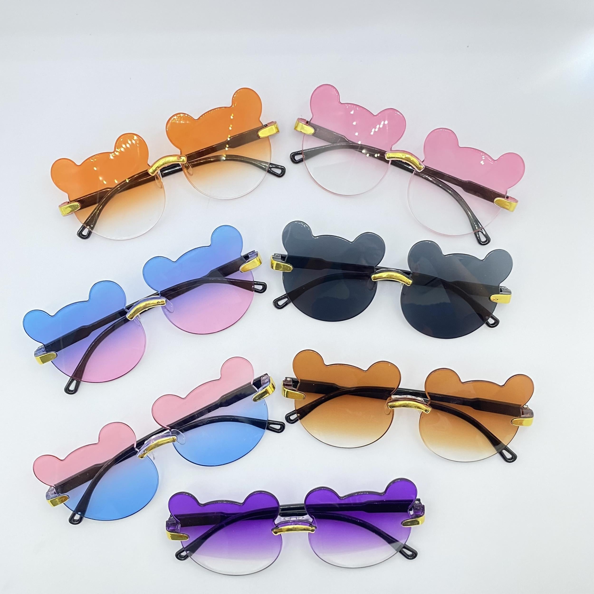 Children's Bear Sunglasses Sunscreen Glasses