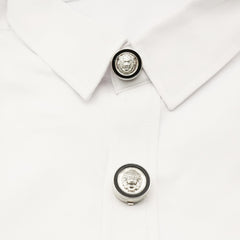 2 Packs of Lion Head Button Buckles for Fashionable Accessories