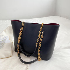 Women's Multi-function PU Leather Handbag with Big Pockets