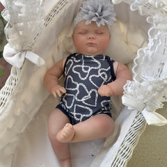 20 Inch Vinyl Reborn Doll Little Boy Doll Light Head Cloth Body