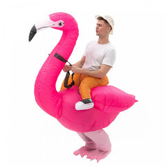 Christmas Flamingo Inflatable Costume Spoof Makeup Props Funny