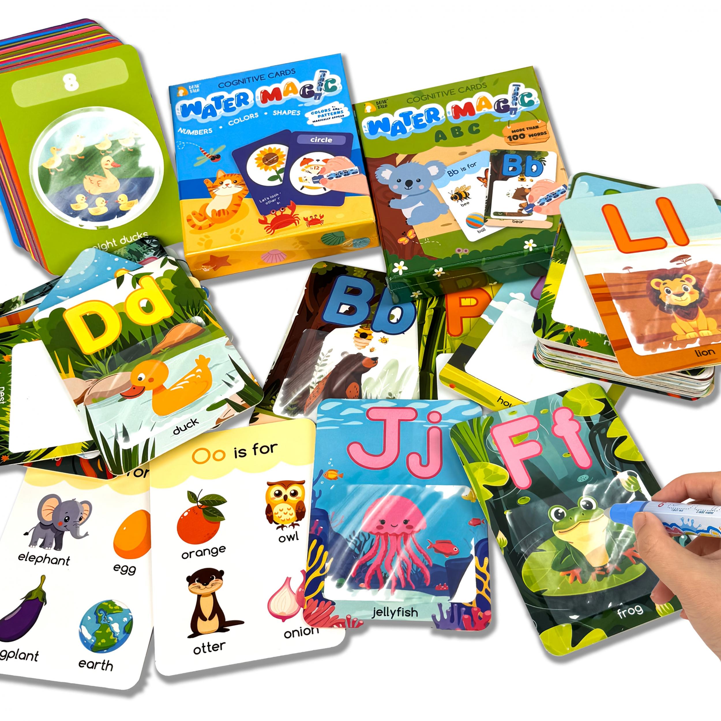 Magic Water Coloring Cards Interactive Game for Kids