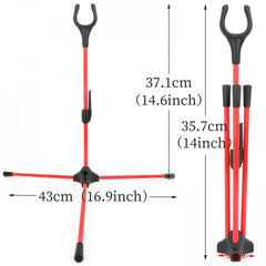 Foldable Recurve Bow Bracket Stand Glass Fiber Quick Assemble Holder