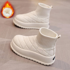 Women's Chunky Snow Boots Non-Slip and Warm Thick Bottom Shoes