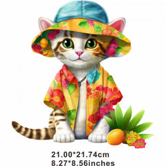 Cat Patch Stickers DIY Clothes Thermal Transfer Stickers