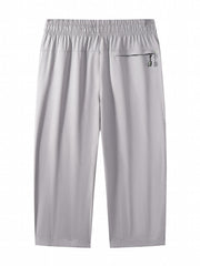 Kids Casual Drawstring Cropped Shorts